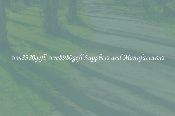 wm8980gefl, wm8980gefl Suppliers and Manufacturers