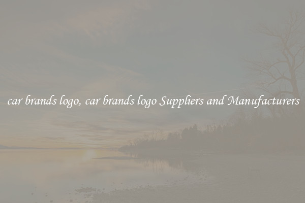 car brands logo, car brands logo Suppliers and Manufacturers