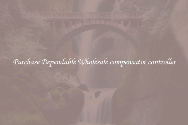Purchase Dependable Wholesale compensator controller