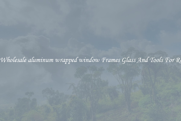 Get Wholesale aluminum wrapped window Frames Glass And Tools For Repair