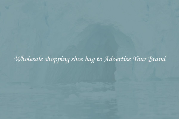 Wholesale shopping shoe bag to Advertise Your Brand